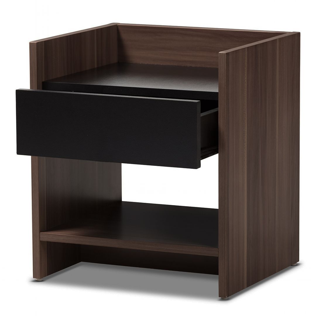 Kệ gỗ đầu giường hiện đại SMLIFE Nesco | Gỗ MDF dày 17mm chống ẩm | D60xR40xC60cm