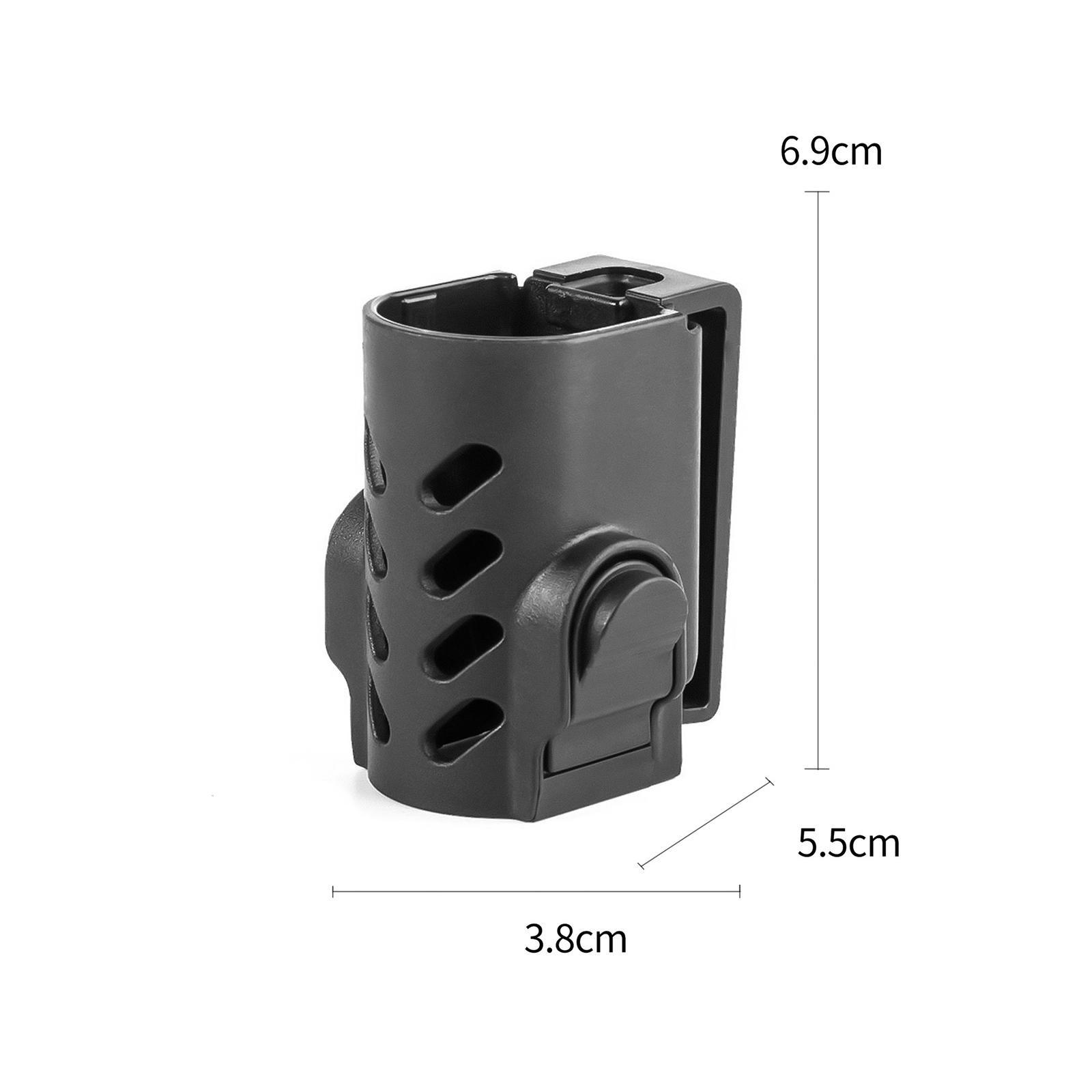 Flashlight Torch Cover Belt Clip Quick Release Heavy Duty Holder Telescopic Rod Pouch for Outdoor Carry Camping Accessories Replace