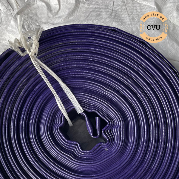 Ống bạt cốt dù phi 100mm tím - Ống bạt Việt Úc