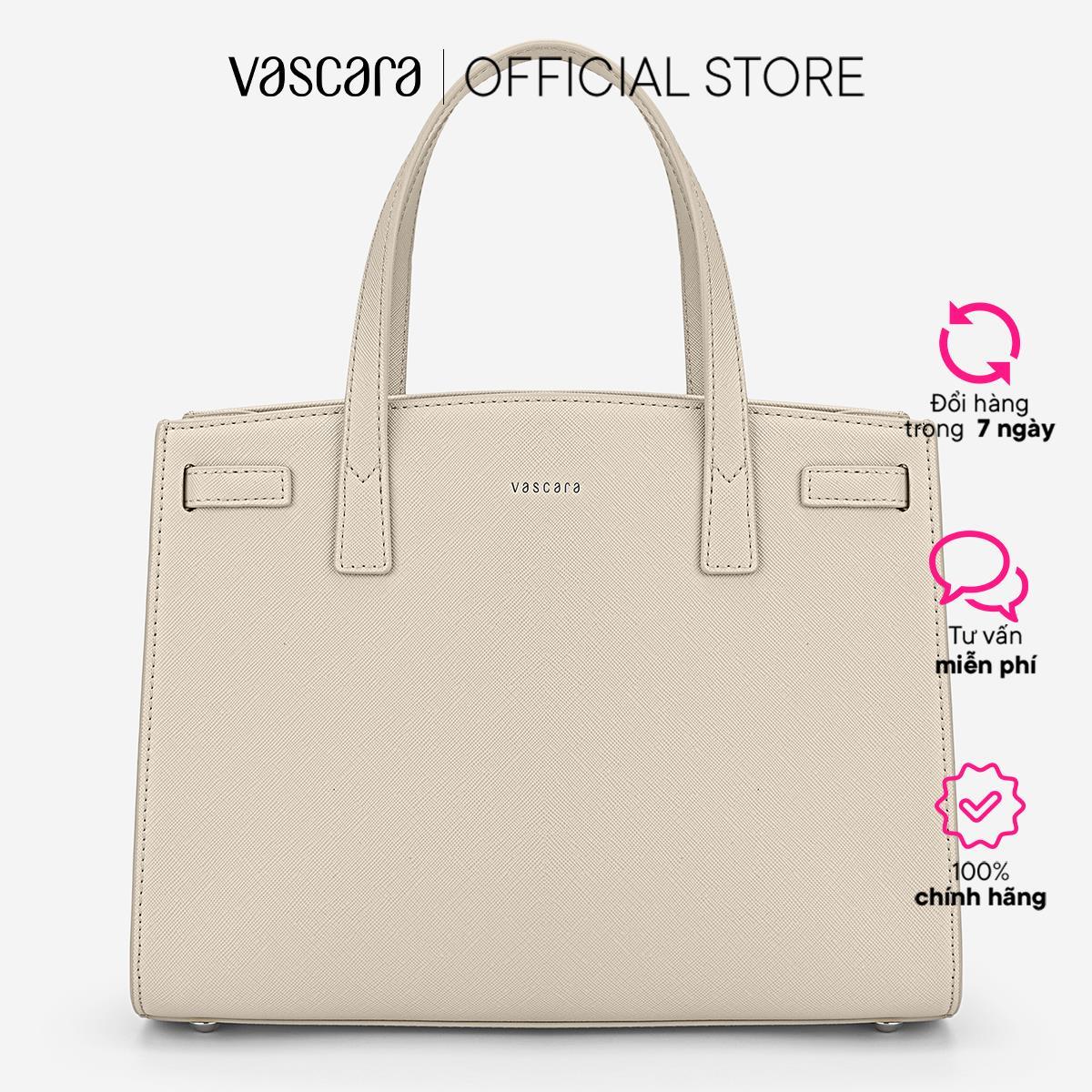 Vascara Túi Xách Tay Hình Thang Basic Quai Đôi - TOT 0194