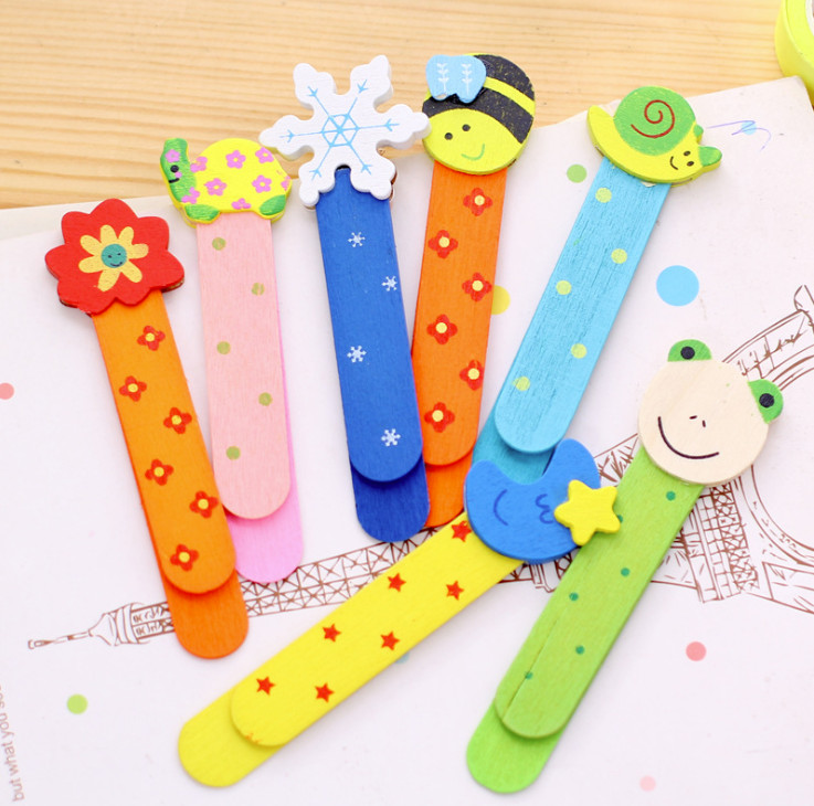 Bộ 2 đánh dấu sách bookmark gỗ - Giao mẫu ngẫu nhiên