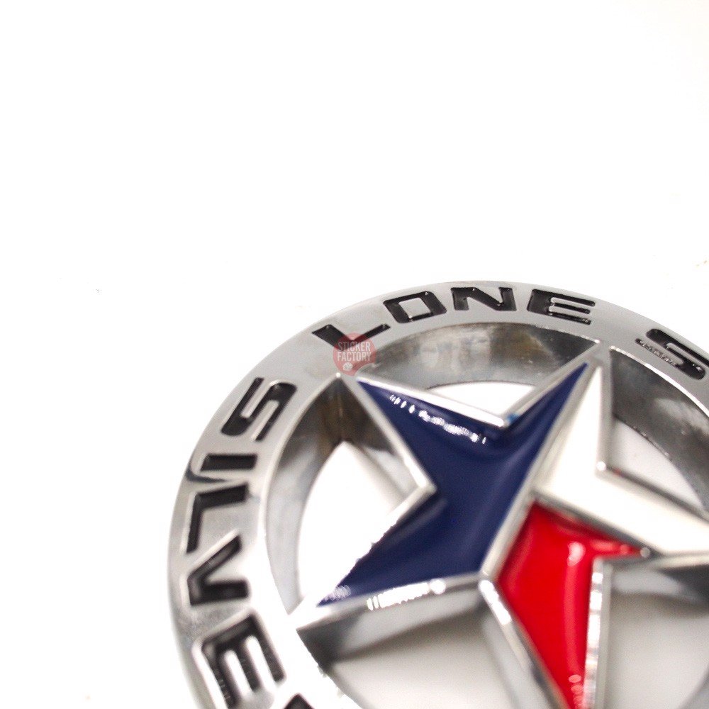 Lone Star Silver Edition - Sticker hình dán metal kim loại 3D