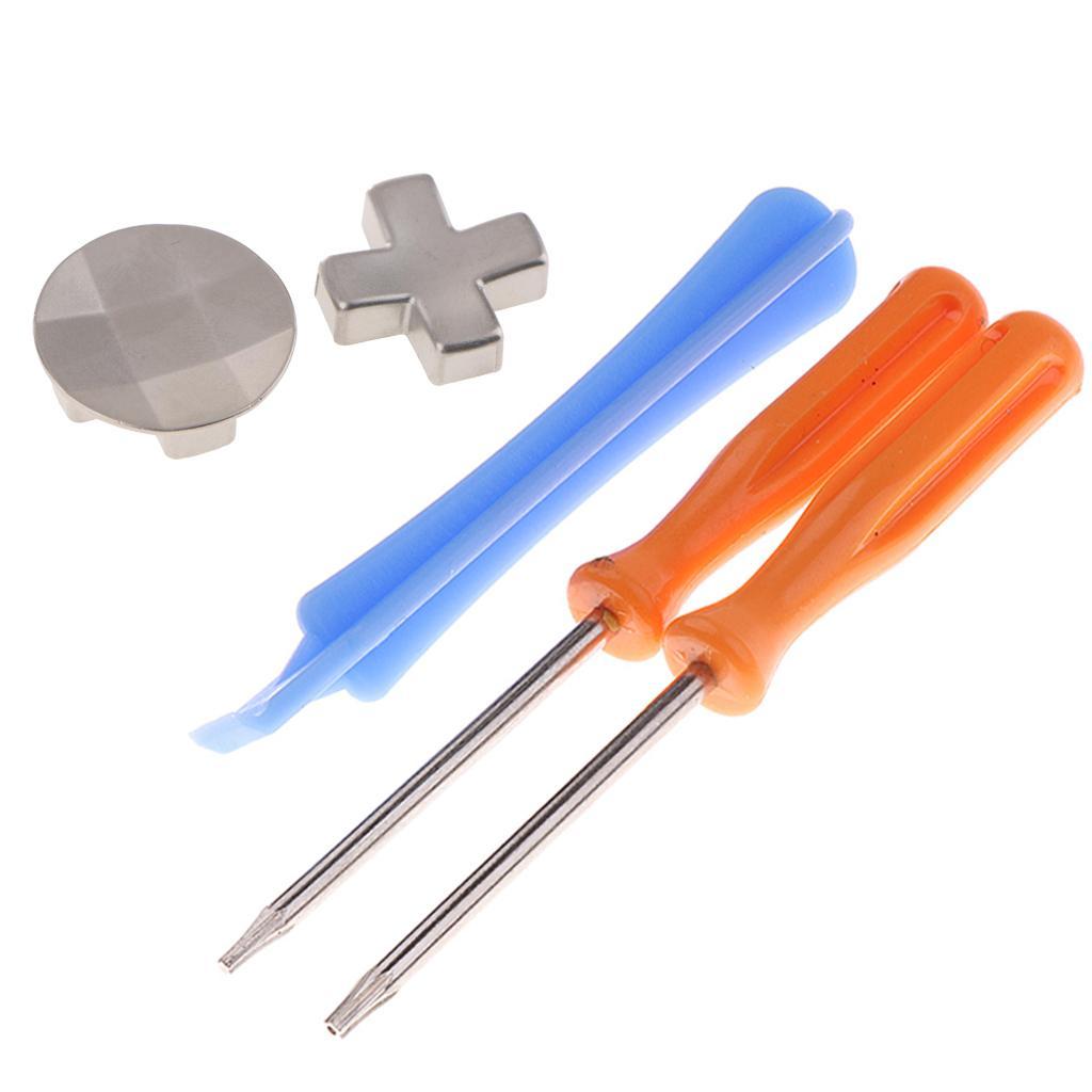 For One Elite Controller T8 T6 Screwdriver Tool + Direction Button D-pad Key Grey
