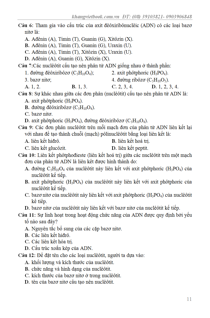 CÔNG PHÁ LÝ THUYẾT SINH HỌC QUYỂN 1