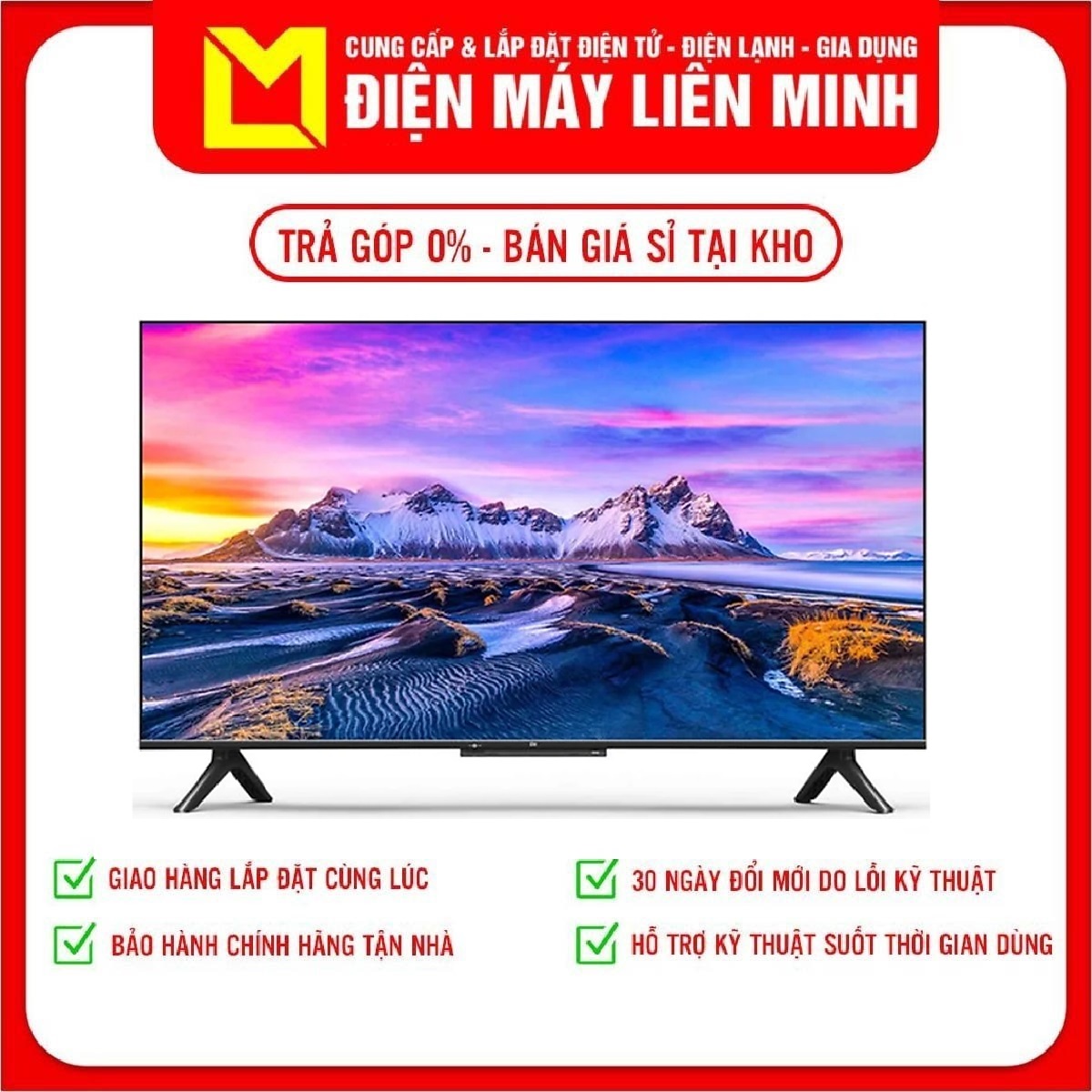 Android Tivi Xiaomi 4K UHD 43 Inch L43M6-6ARG - Hàng Chính Hãng - Chỉ Giao Hồ Chí Minh