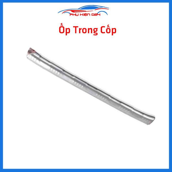 Ốp chống trầy cốp Ecosport 2018-2019-2020-2021 inox sáng bóng bảo vệ xe chống va đập