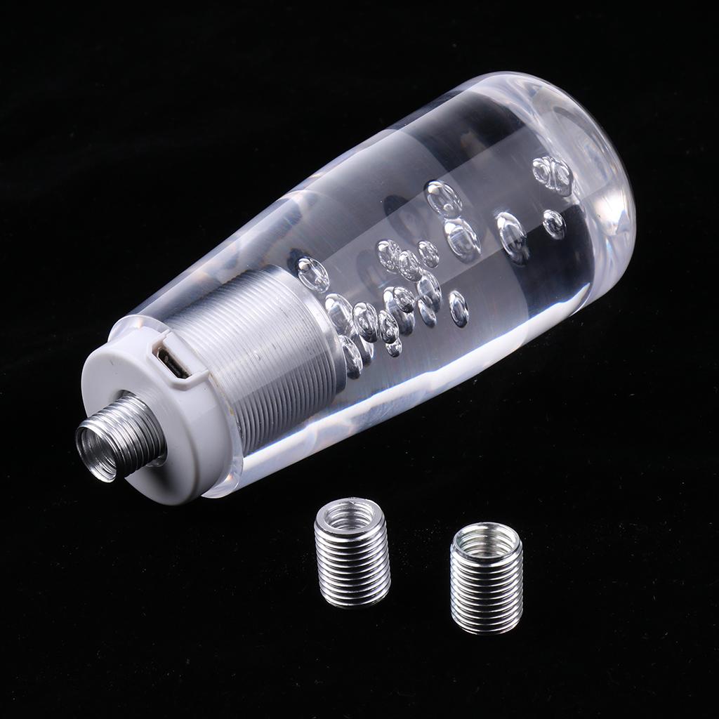 LED Light 3.9'' Crystal Bubble Knob JDM Round Gear Stick er