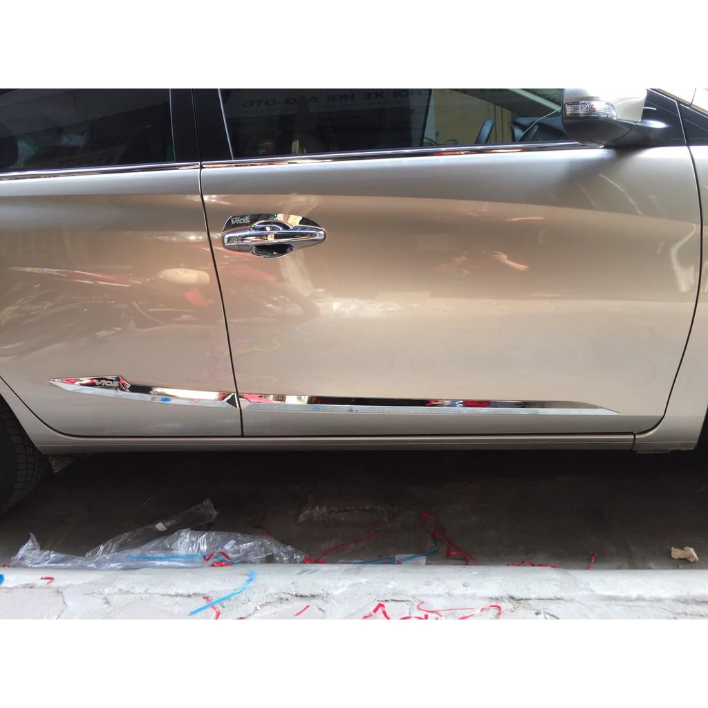 Ốp Nẹp Sườn Dành Cho Xe Vios 2014 đến 2021 giúp trang trí xe cá tính thể thao hơn