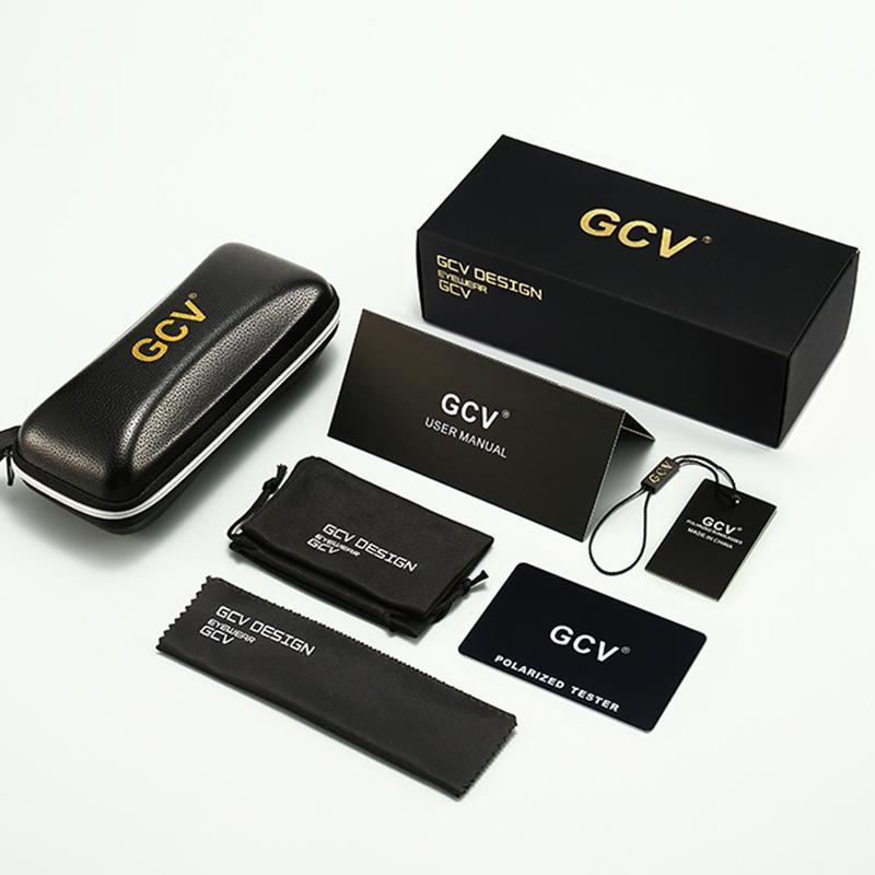 GCV Mới Tròn Thời Trang Kính Mát Phân Cực Nữ Cổ Điển Retro Kính Chống Nắng Cho Nam Lái Xe Unisex UV400 Lentes De Sol