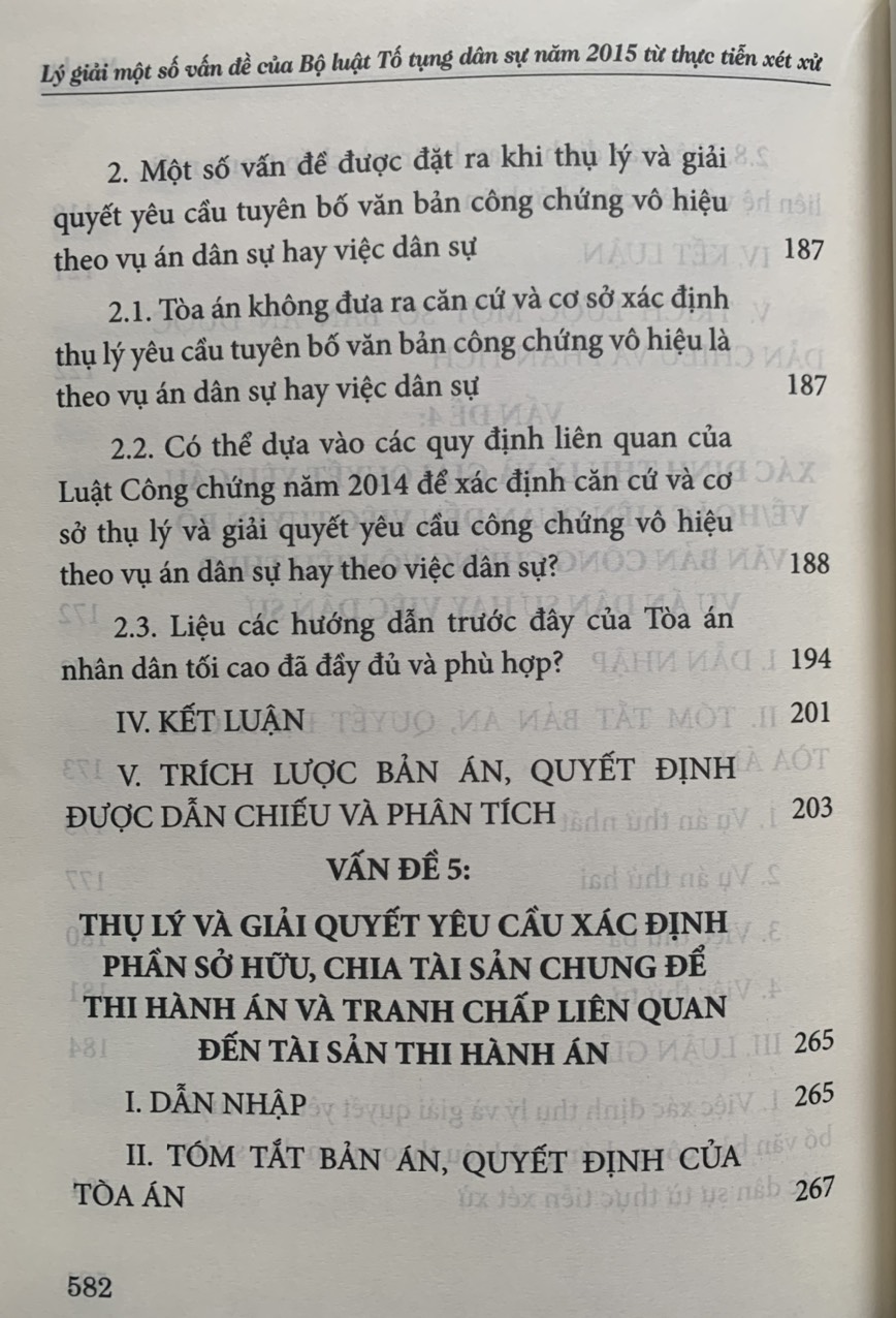 Lý giải một số vấn của Bộ luật Tố tụng dân sự năm 2015 từ thực tiễn xét xử (tái bản lần thứ nhất, có sửa đổi, bổ sung)