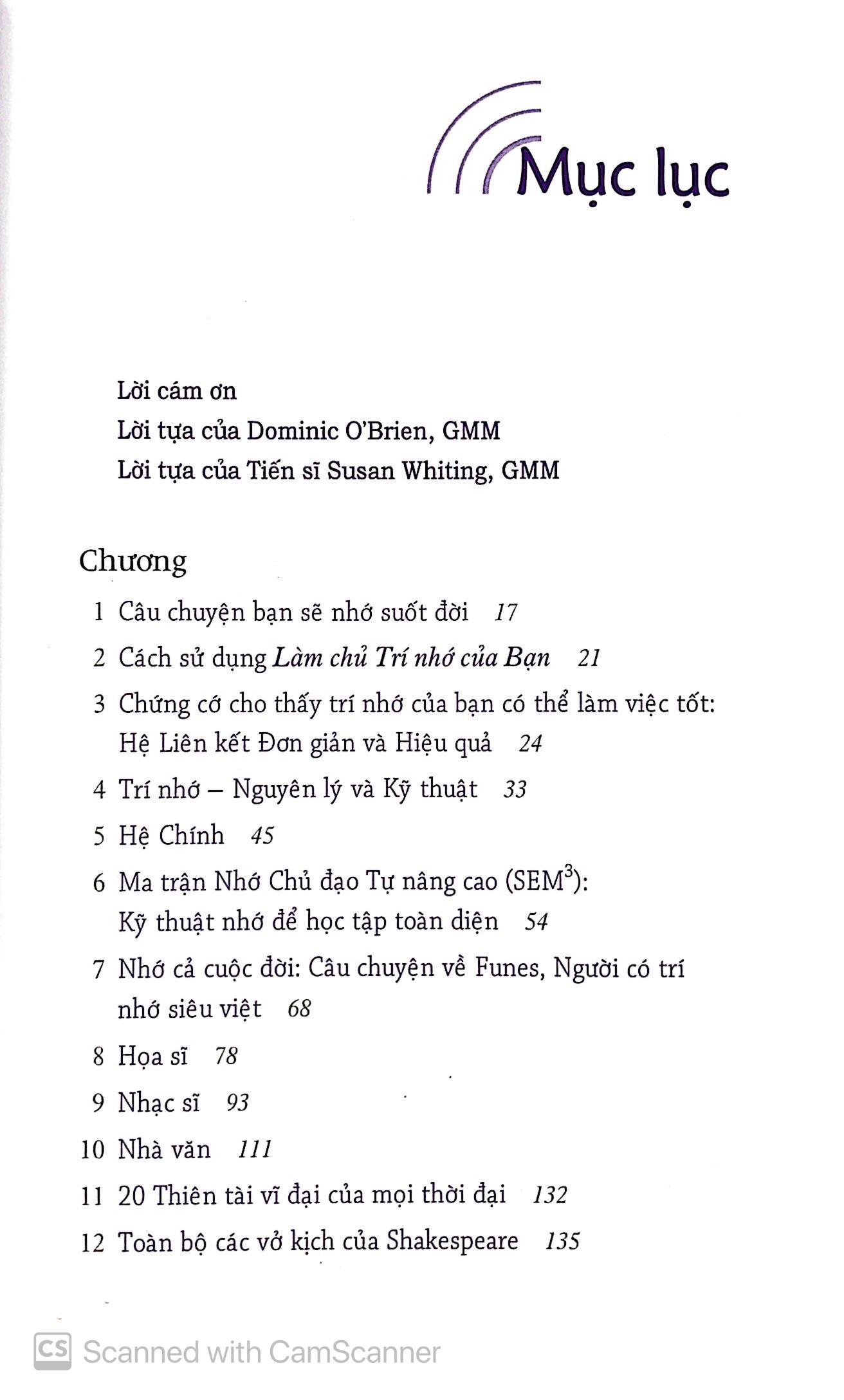 Làm Chủ Trí Nhớ Của Bạn (Tái Bản 2019)