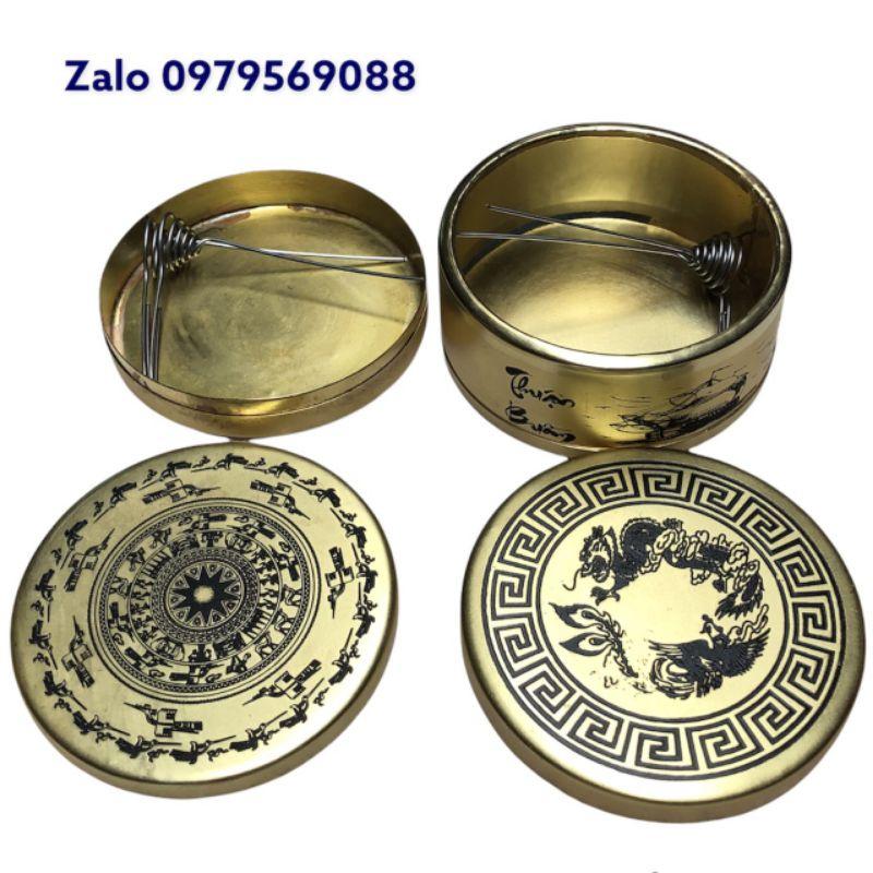 Hộp đựng thuốc lao bằng đồng Chống ô xy hóa hàng du lịch bỏ túi tiện dụng
