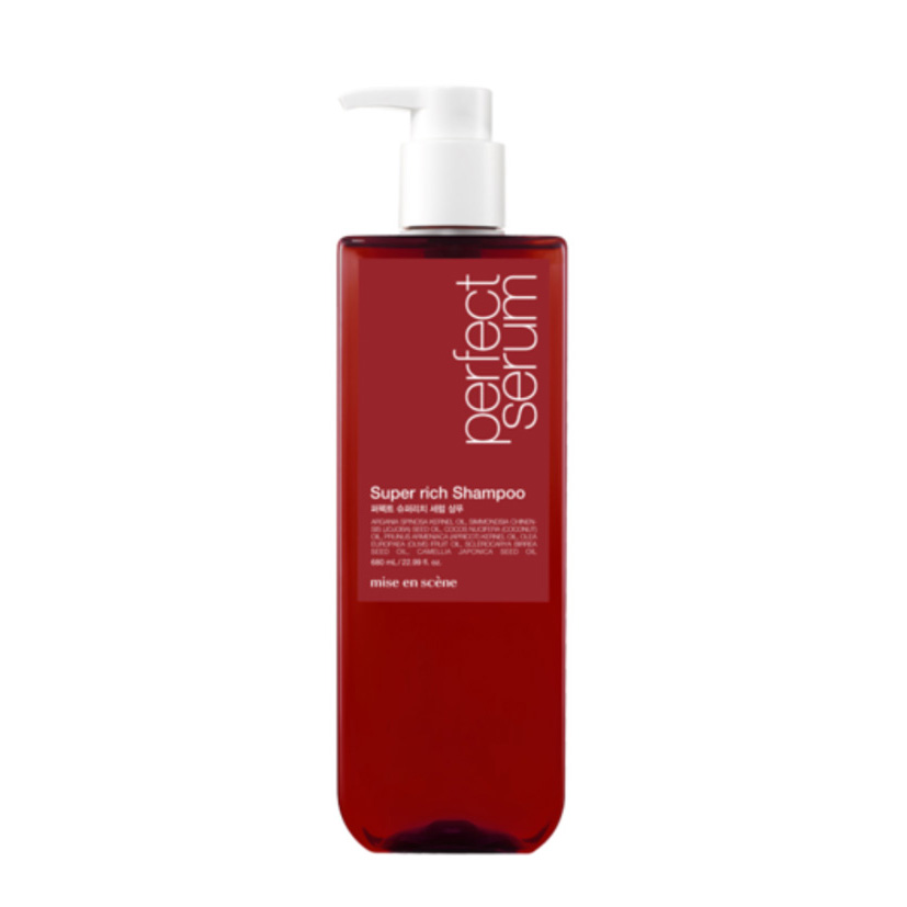 Dầu gội Serum dưỡng tóc mềm mượt, vào nếp, hỗ trợ phục hồi tóc hư tổn Mise en Scène Shampoo Hàn Quốc 680ml