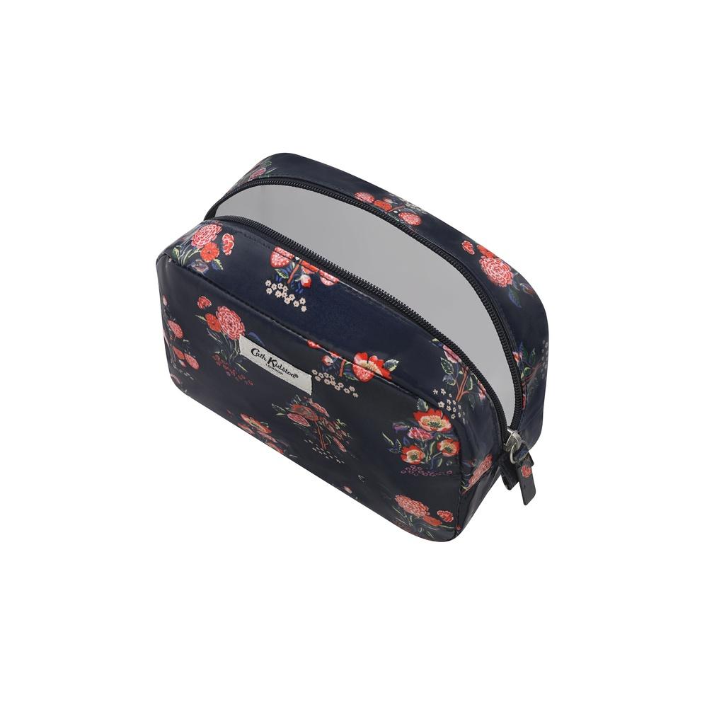 Cath Kidston - Túi đựng mỹ phẩm/Classic Cosmetic Case - Kingdom Posey - Navy -1042481