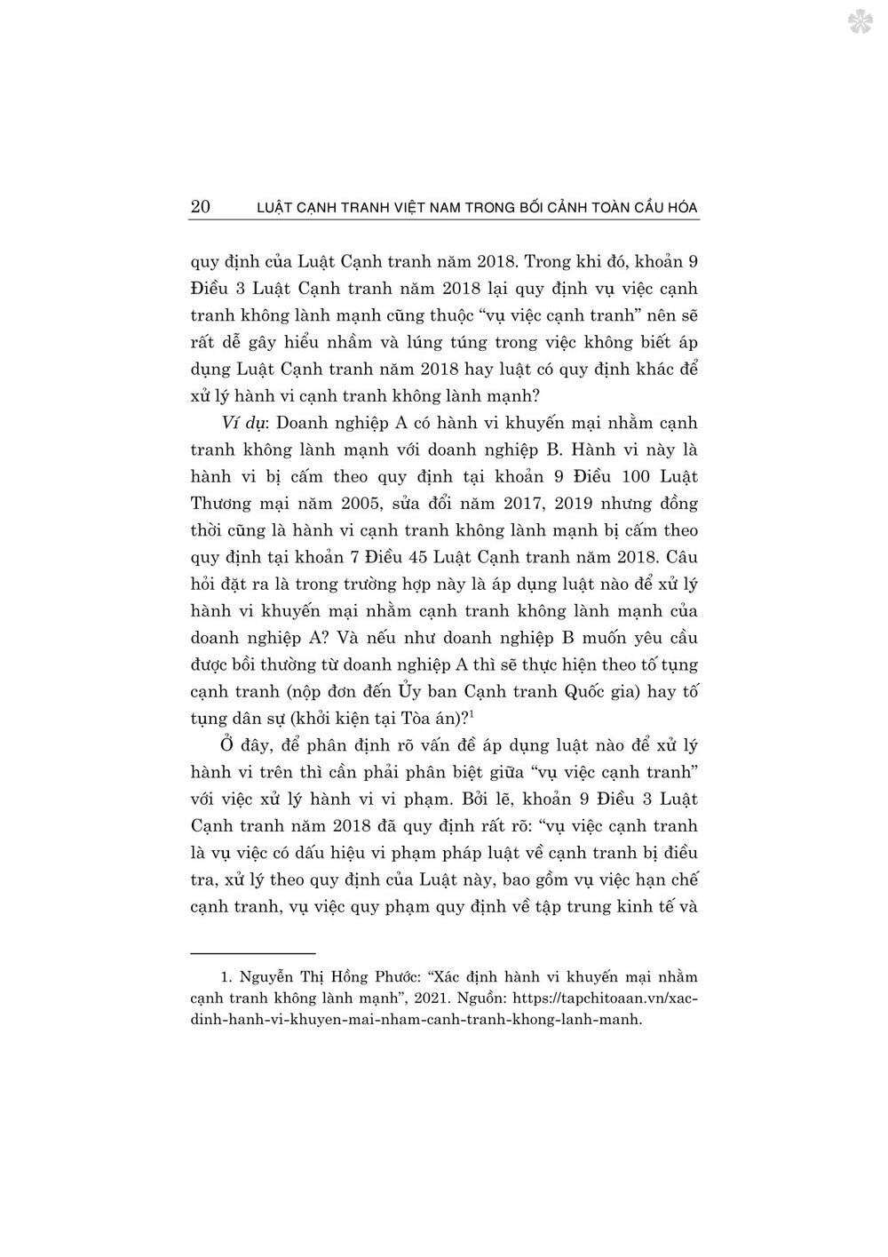 Luật cạnh tranh Việt Nam trong bối cảnh toàn cầu - bản in 2024
