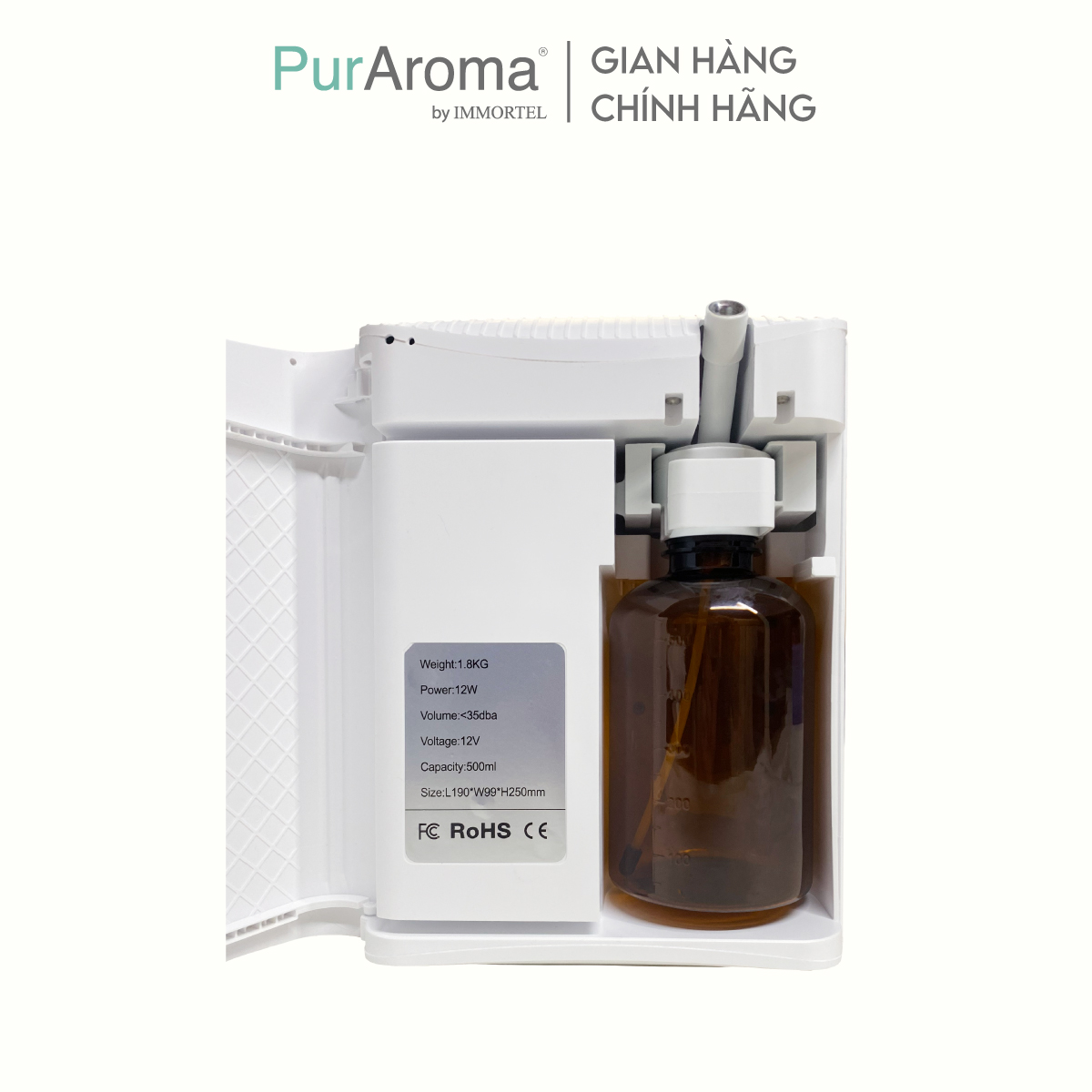 Máy Khuếch Tán Tinh Dầu PurAroma - WPA 400GS - Công Nghệ Khuếch Tán Siêu Âm Nhật Bản