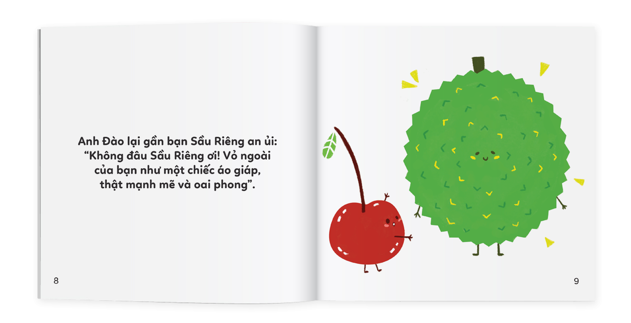 Sách Ehon Vương Quốc Trái Cây - Trái Nào Cũng Đẹp