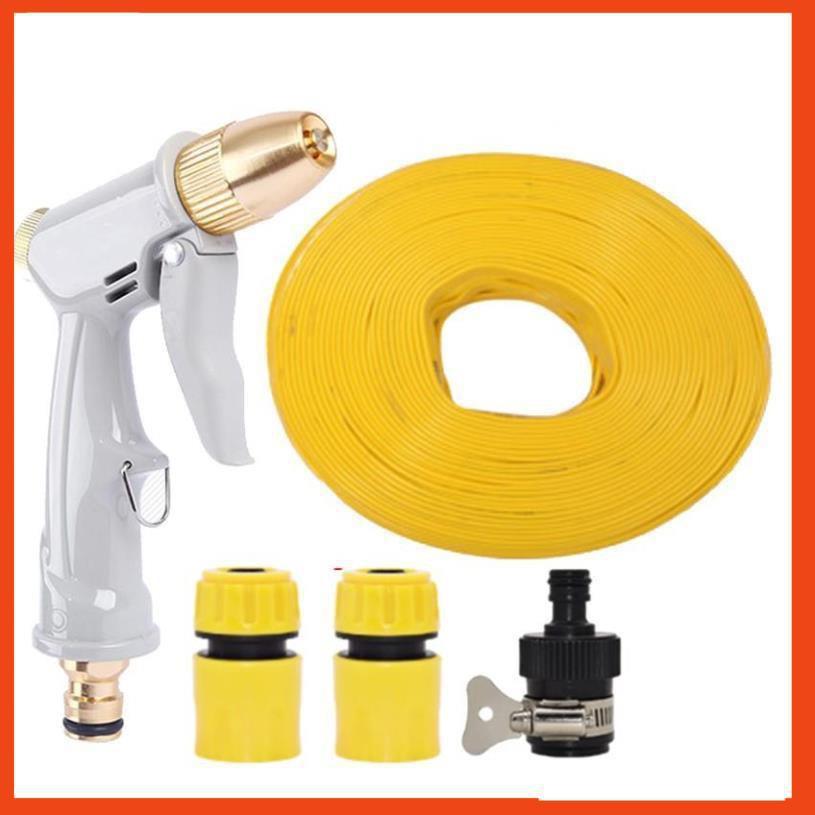 Bộ dây vòi xịt nước rửa xe, tưới cây tăng áp 3 lần, loại 20m 206846