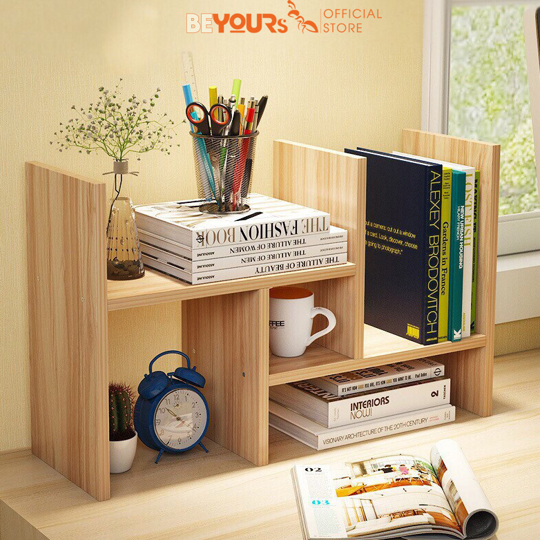 Kệ Sách Để Bàn Làm Việc Gỗ Mini BEYOURs Đa Năng - Bella Book Shelf - Nội Thất Phòng Làm Việc Lắp Ráp Dễ Dàng