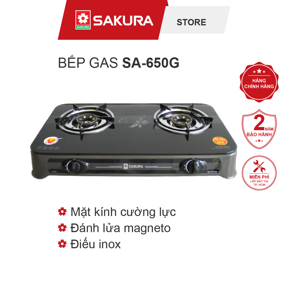 Bếp Gas Dương Sakura SA-650G - Hàng chính hãng