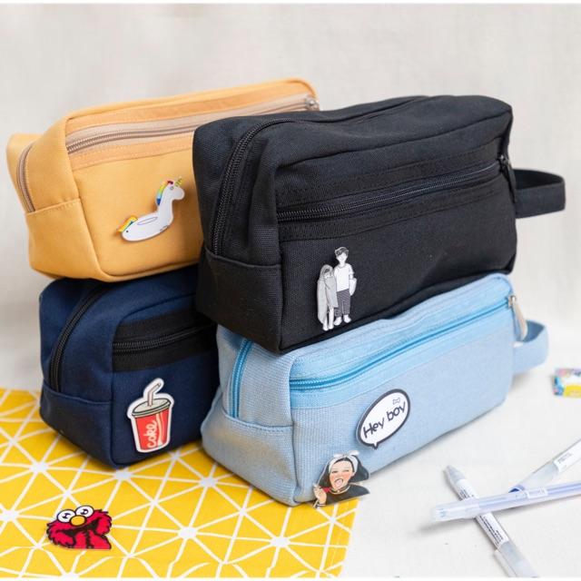 Bóp bút hộp vuông size - May’s Tote Bags