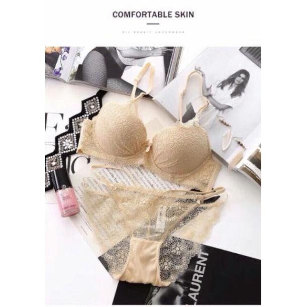 ️Có Quà Tặng️ Bộ pink ren cao cấp hàng chuẩn xịn