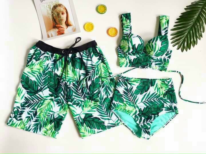 Set Đồ Bơi Nam Nữ 3 Mảnh