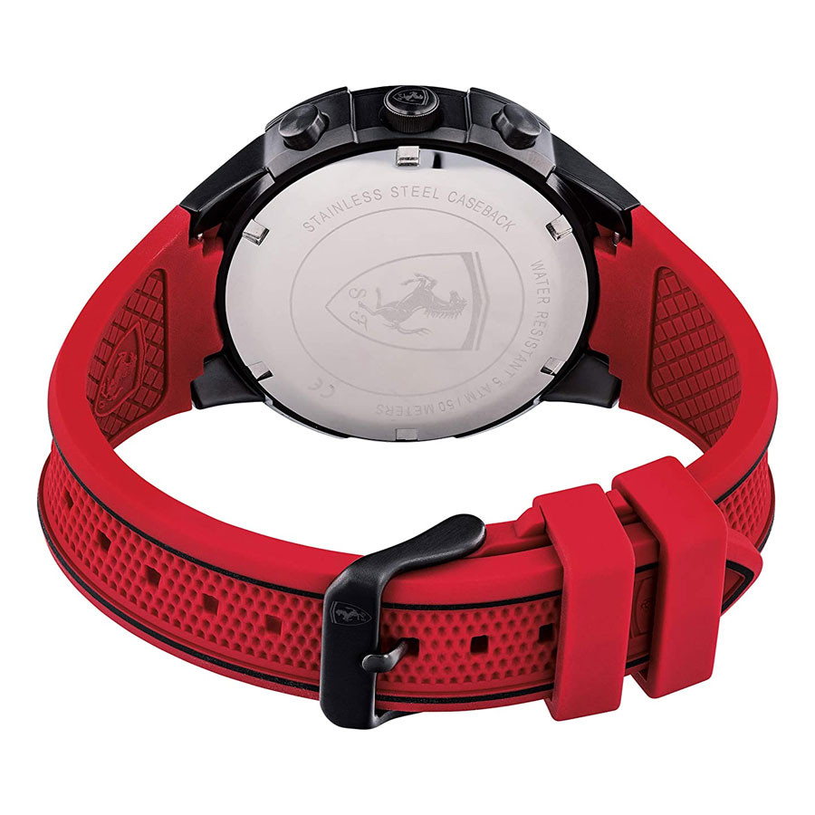 Đồng Hồ Ferrari Nam Dây Cao Su Quartz 0830639
