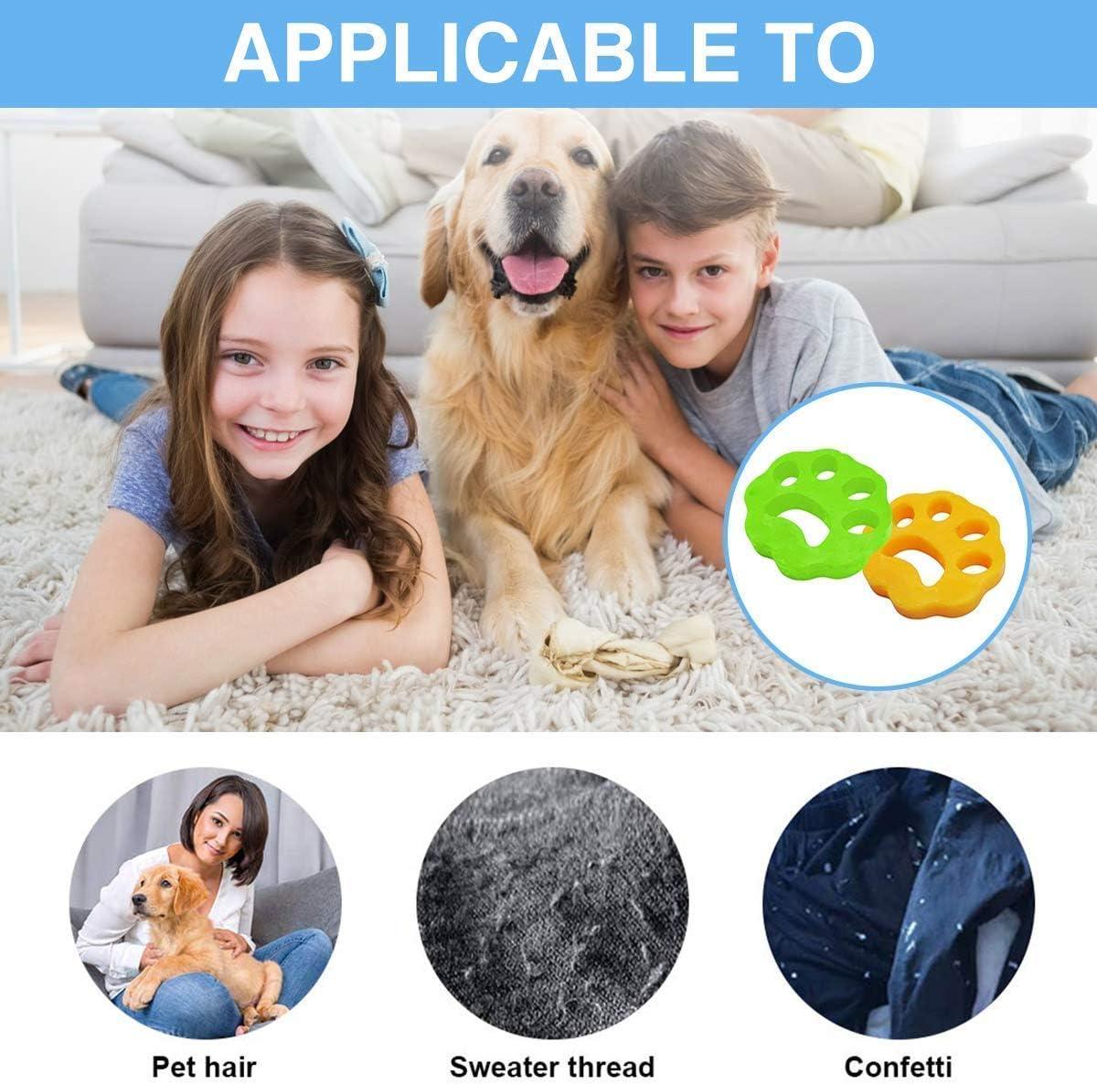 4PCCS chống bóng, công cụ làm sạch lông động vật, máy giặt tóc và cắt lông động vật dính vào quần áo của bạn