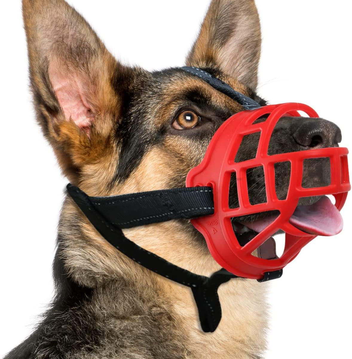 Rọ mõm chó chống cắn mặt nạ vỏ cây