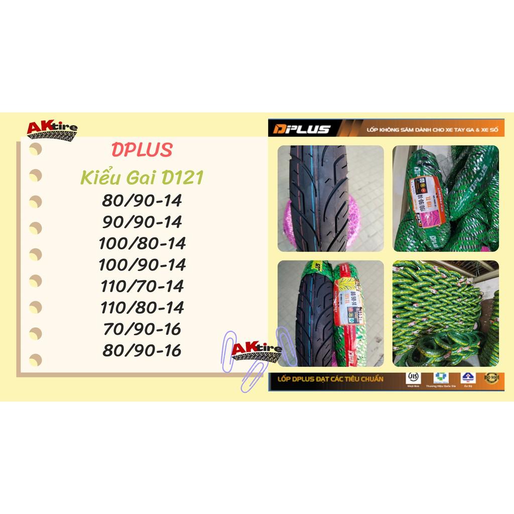 Lốp DPLUS 90/90-14 Dành cho Sau xe Vision, AirBlade Hàng Chính Hãng