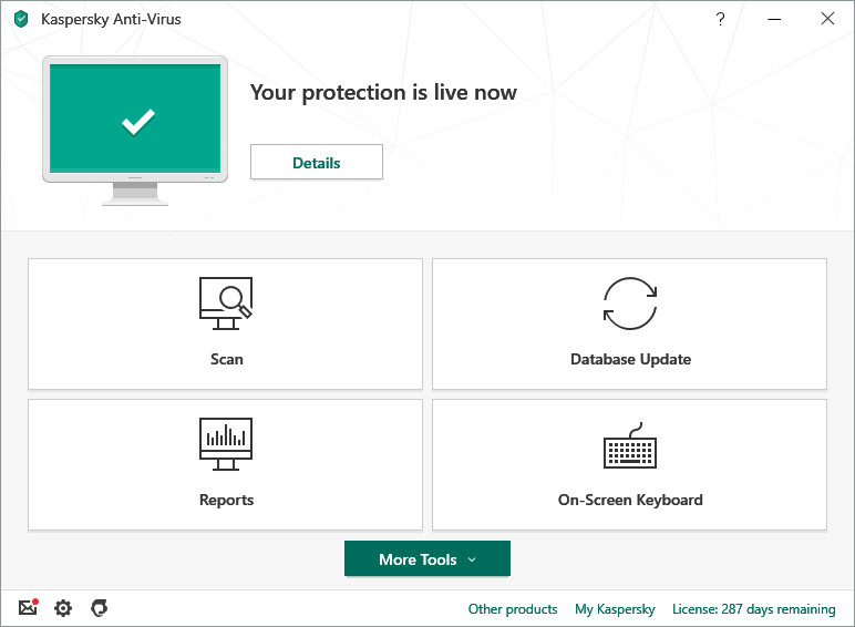 Phần mềm diệt Virus KASPERSKY ANTIVIRUS cho 1PC/Năm - Phân phối Chính hãng