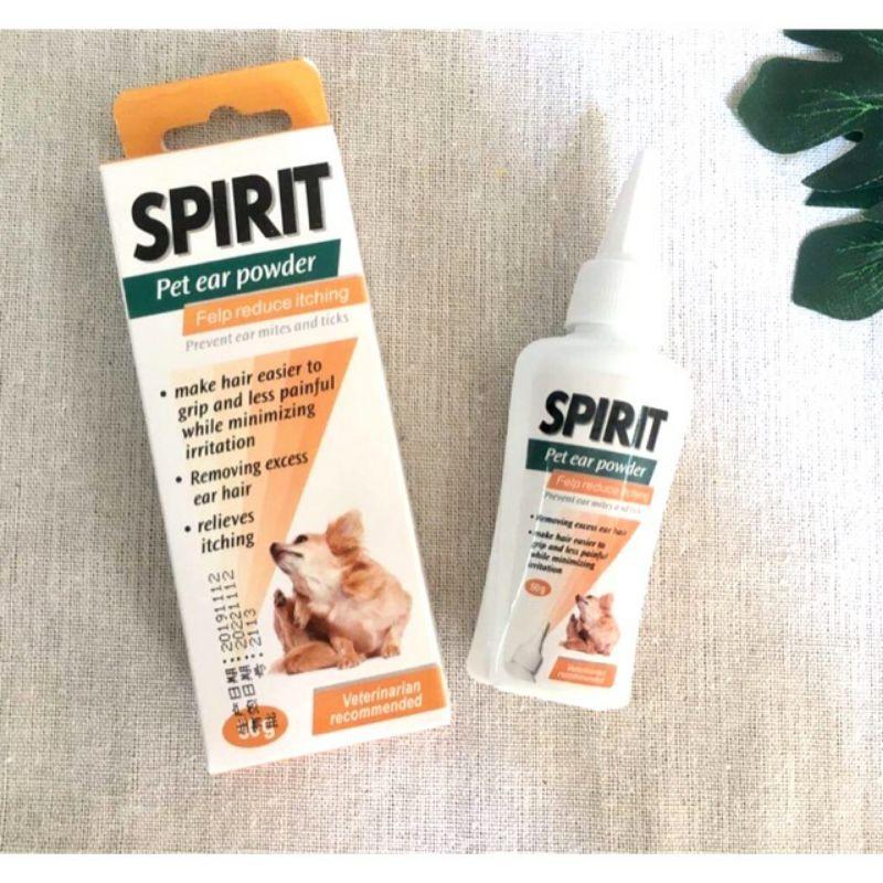 Bột nhổ lông tai spirt cho chó mèo