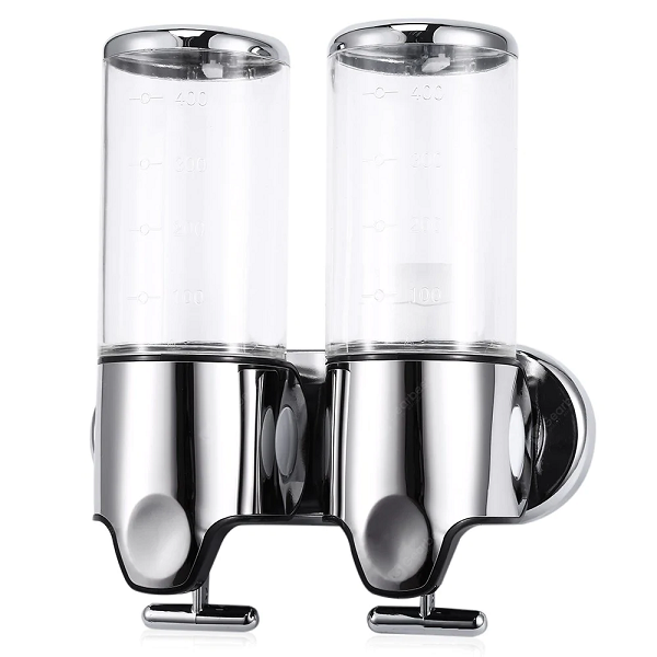 Hộp đựng nước rửa tay xà phòng gắn tường đôi 500ml/bình