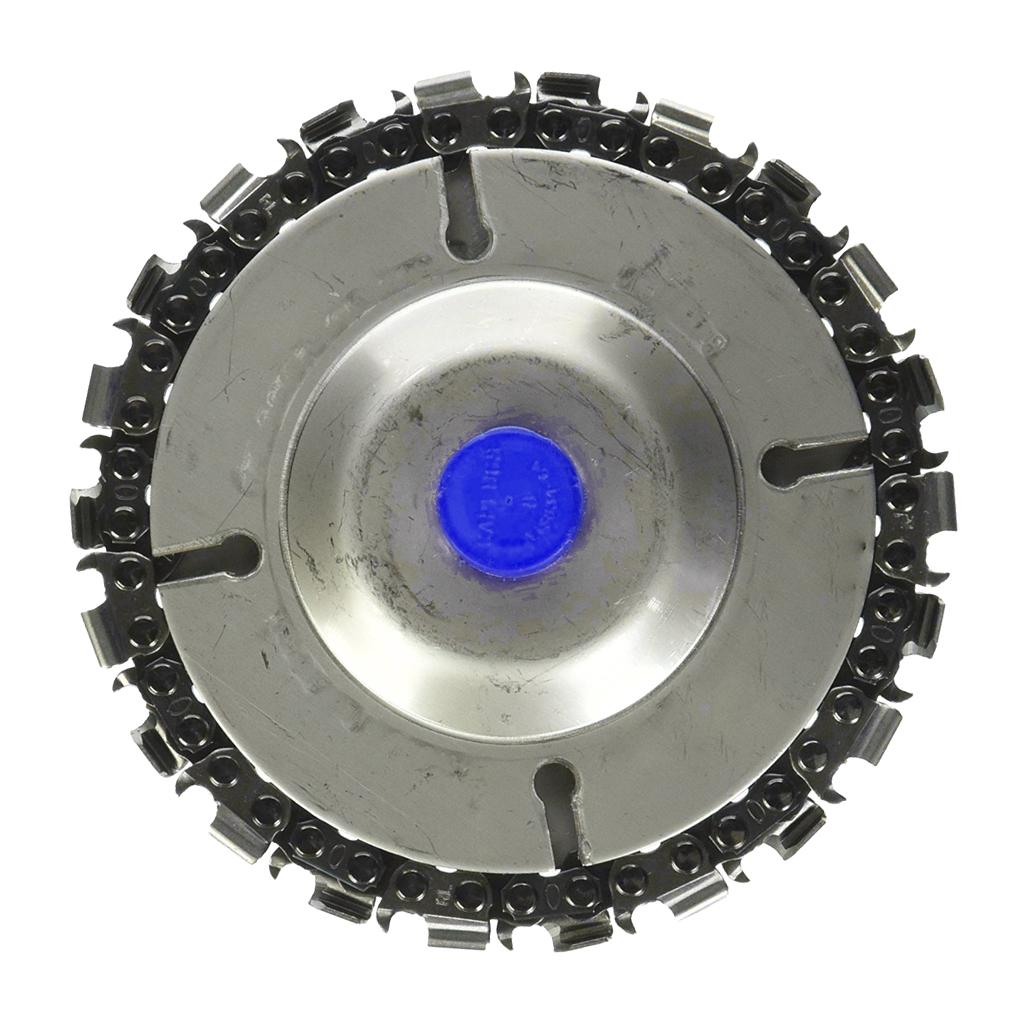 Wood Carving Disc for 4'' Cutter 4-1/2" Steel Angle Grinder 5/8" Arbor Disc