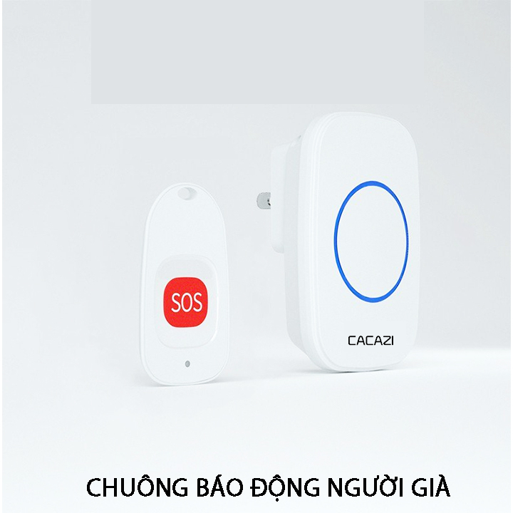 Thiết bị báo động không dây CACAZI chuyên dụng cho người già, bệnh nhân, người cần chăm sóc đặc biệt...