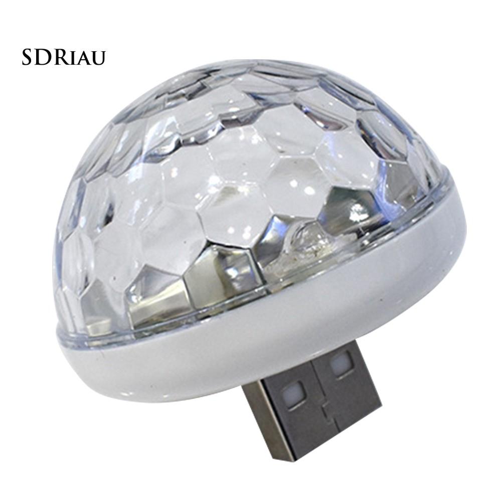 Bóng đèn 3 màu USB led cho trang trí xe hơi DJ