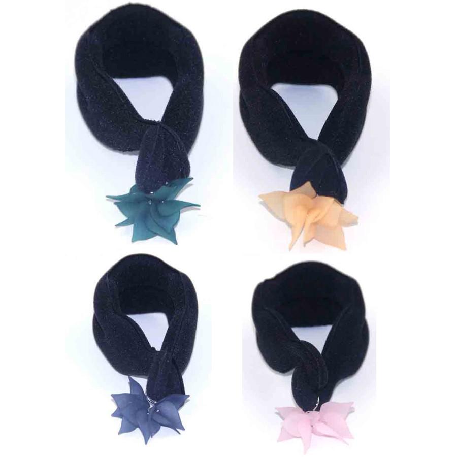 Dụng cụ búi tóc nữ to MS04 đính lá phong