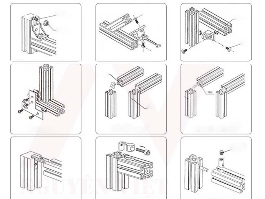 Hít nam châm giữ cánh tủ Cục hít cửa tủ bếp nhôm - gỗ và các loại cửa khác