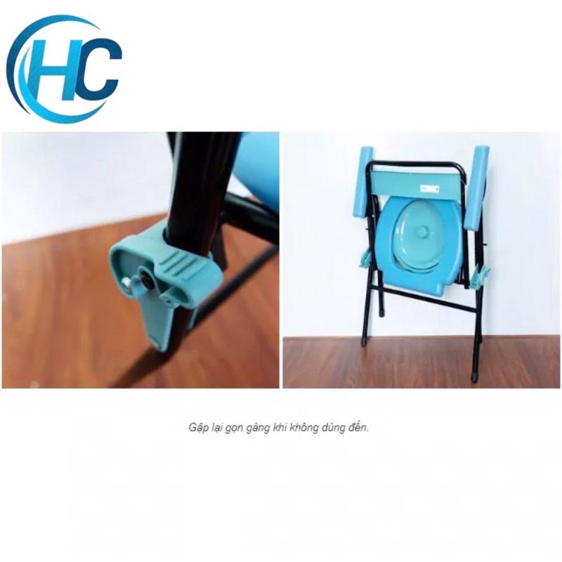 Ghế Bô Vệ Sinh Không Bánh Xe, Khung Sơn, Bô Tròn Lucass G-899