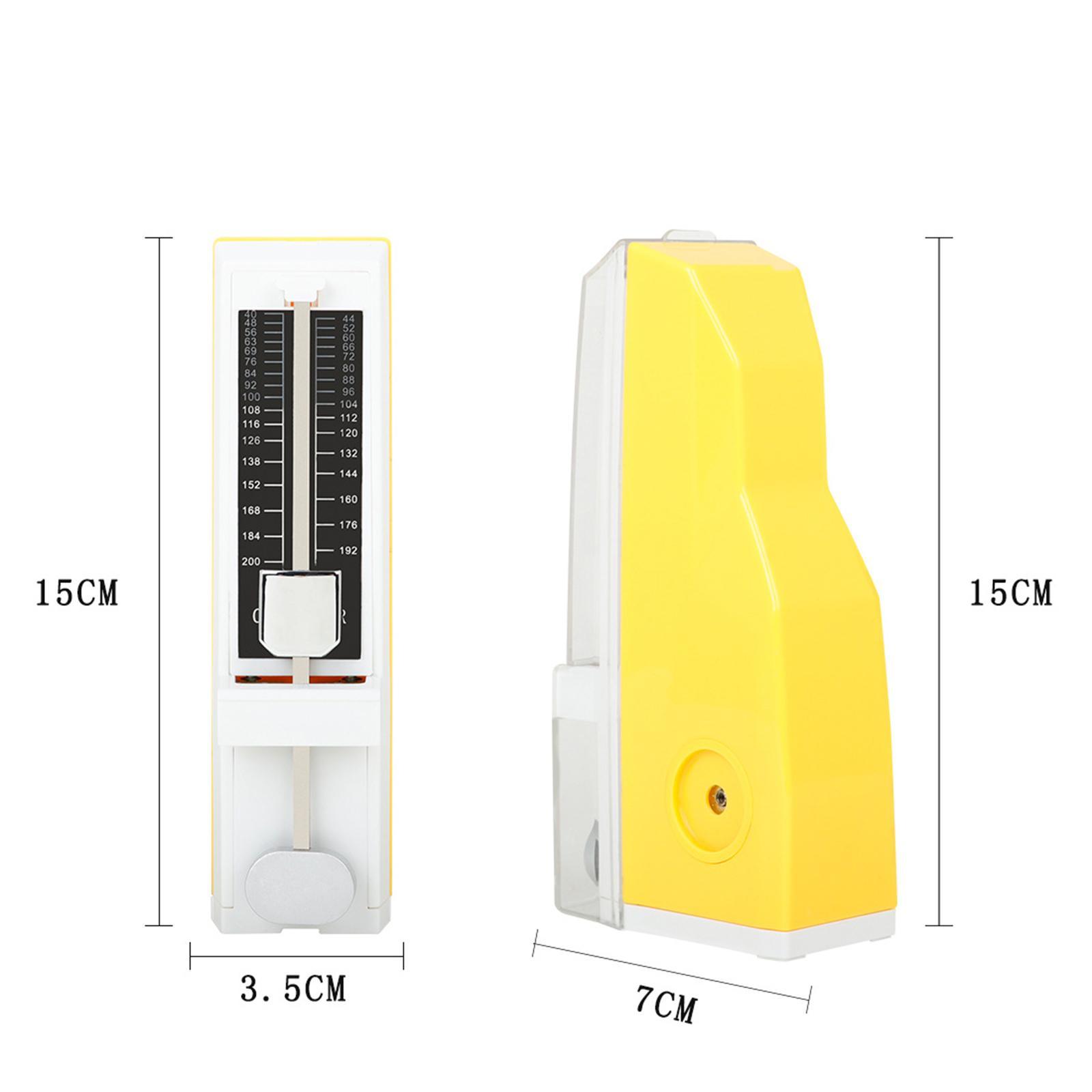 Mechanical Metronome Metal Knob Practical for Guitar Violin Music Instrument