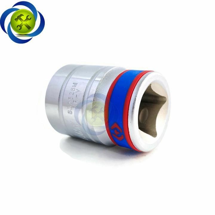 Tuýp 28mm loại 3/4 Kingtony 633528M loại ngắn 6 cạnh màu trắng
