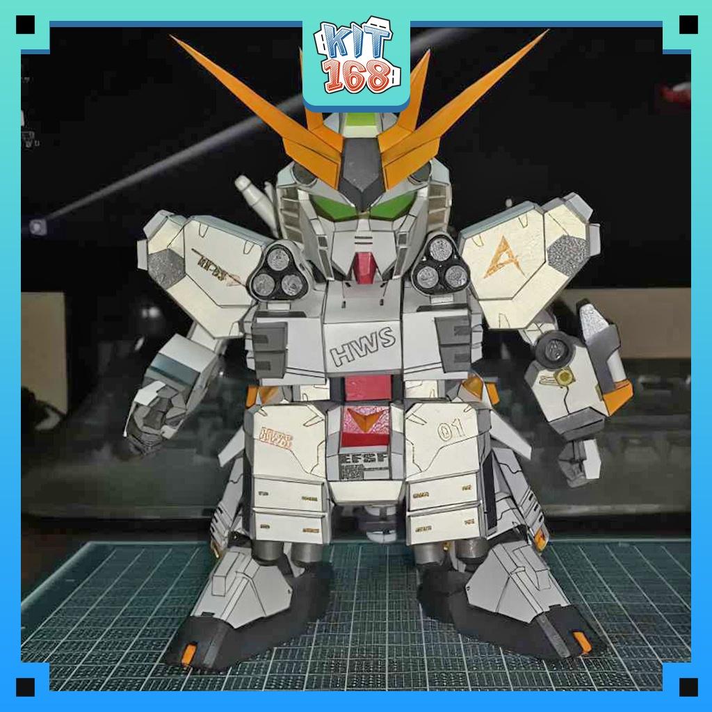 Mô hình giấy Anime Game Robot Gundam SD RX-93 V HWS