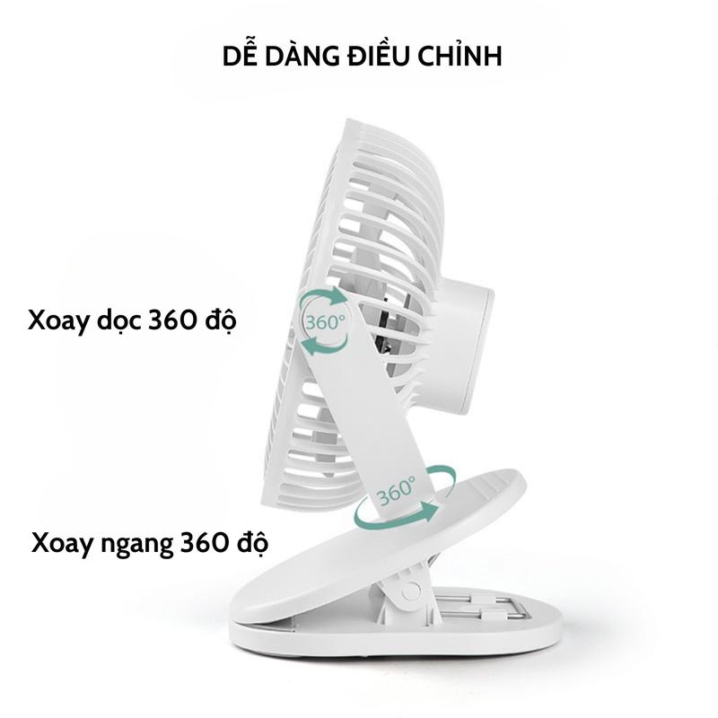 Quạt tích điện thông minh thế hệ mới kiêm đèn thắp sáng pin trâu 10000 mAh có thể treo, đứng, gấp gọn mang đi dã ngoại, picnic, bất kỳ đâu dễ dàng sạc được điện thoại - Hàng chính hãng