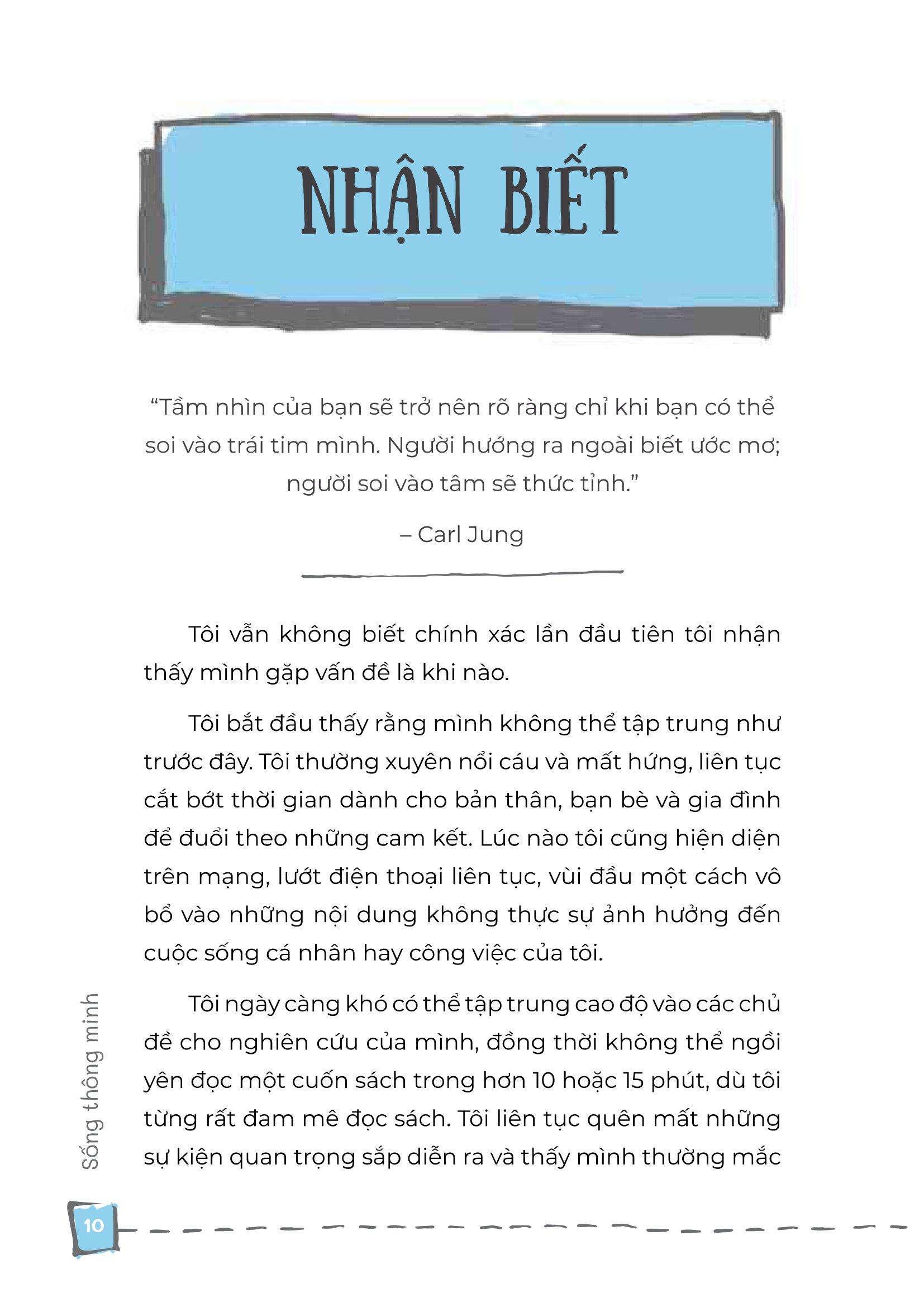 Sống Thông Minh - Kiểm Soát Sự Phân Tâm Trong Thời Đại Số Và Tận Hưởng Cuộc Sống Trọn Vẹn