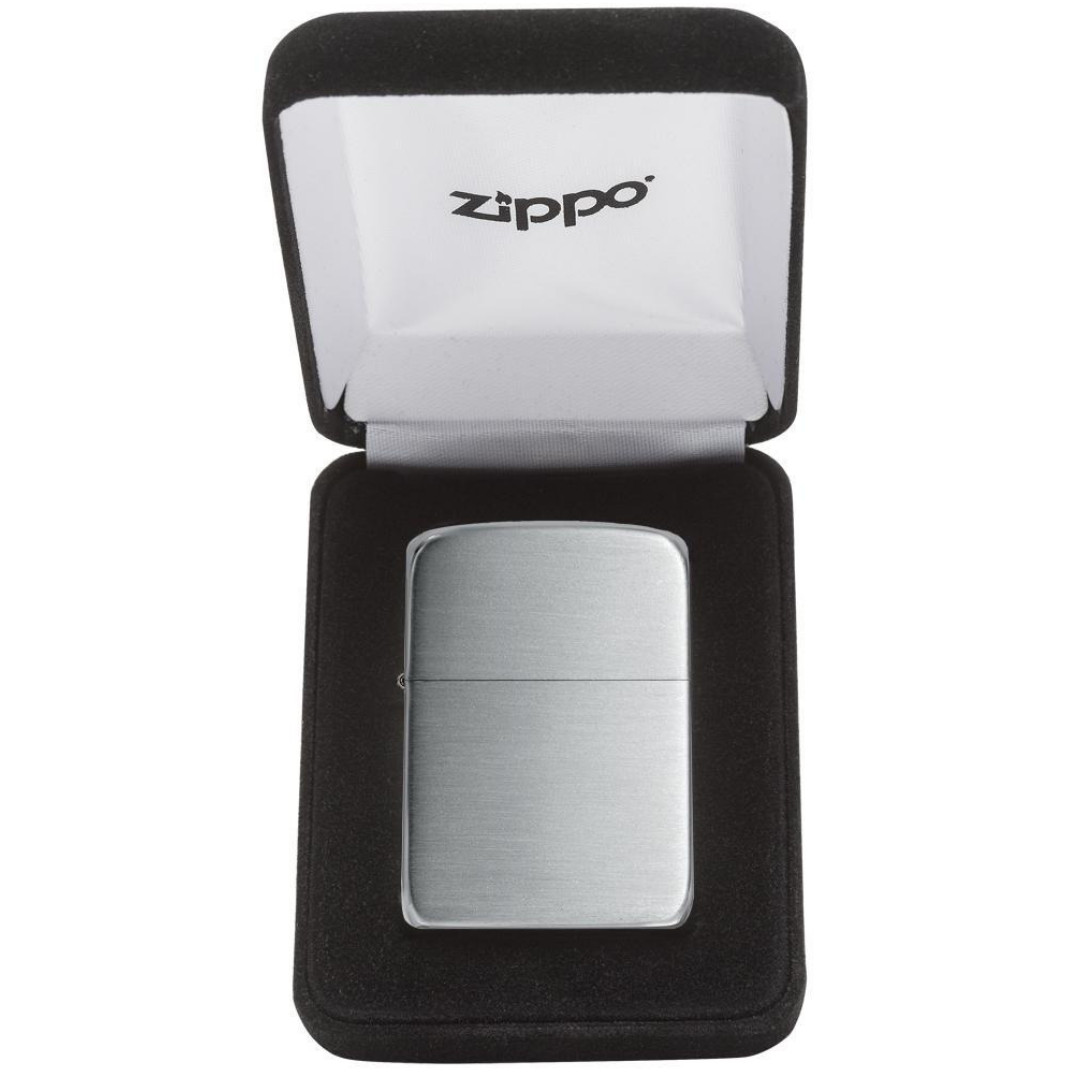 Bật Lửa Zippo 1941 Replica - Hand Satin - Sterling Silver 24