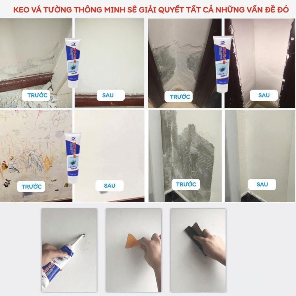 Keo Vá Vết Nứt Tường Nhà Cao Cấp Chống Nước Chống Mốc-Keo vá trám tường, phục hồi vết nứt, mốc, bẩn, làm mới tường nhà