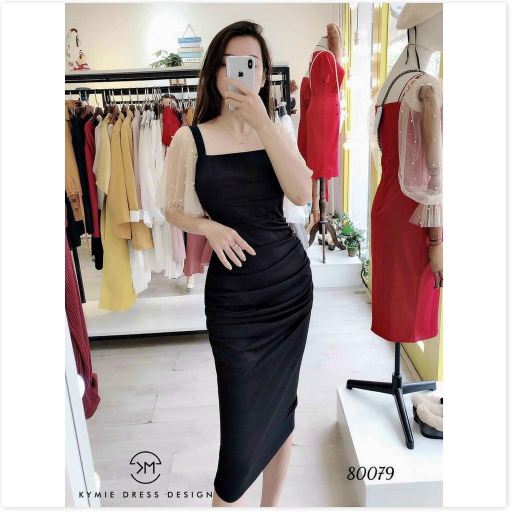 Đầm Umi phối lưới tôn dáng siêu đẹp