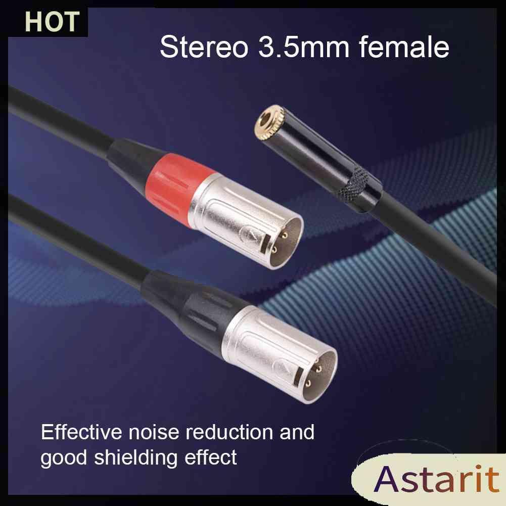 Dây Cáp Âm Thanh Chuyển Đổi Cổng 3.5mm Sang XLR Cho Loa Khuếch Đại Âm Thanh