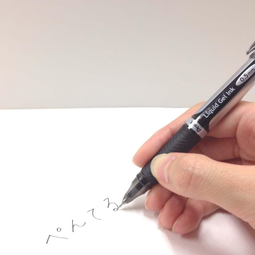 Bút Ký Nhật Bản Mực Gel Pentel Energel BLN55 Ngòi 0.5mm | Siêu Nét Siêu Mịn Không Nhòe | Khô Trong 1/3s